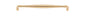 Iver Sarlat Cabinet Pull Centre to Centre 128mm,160mm,256mm, 320mm,450mm Polished Brass - With Backplate & No Backplate