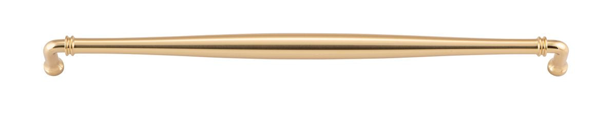 Iver Sarlat Cabinet Pull Centre to Centre 128mm,160mm,256mm, 320mm,450mm Polished Brass - With Backplate & No Backplate