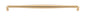 Iver Sarlat Cabinet Pull Centre to Centre 128mm,160mm,256mm, 320mm,450mm Polished Brass - With Backplate & No Backplate