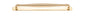 Iver Sarlat Cabinet Pull Centre to Centre 128mm,160mm,256mm, 320mm,450mm Polished Brass - With Backplate & No Backplate