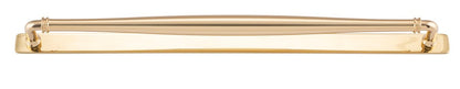 Iver Sarlat Cabinet Pull Centre to Centre 128mm,160mm,256mm, 320mm,450mm Polished Brass - With Backplate & No Backplate
