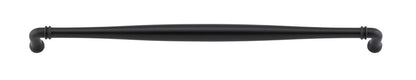 Iver Sarlat Cabinet Pull Centre to Centre 128mm,160mm,256mm, 320mm,450mm Matt Black - With Backplate & No Backplate
