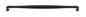 Iver Sarlat Cabinet Pull Centre to Centre 128mm,160mm,256mm, 320mm,450mm Matt Black - With Backplate & No Backplate