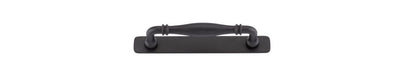 Iver Sarlat Cabinet Pull Centre to Centre 128mm,160mm,256mm, 320mm,450mm Matt Black - With Backplate & No Backplate