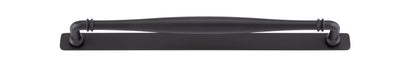 Iver Sarlat Cabinet Pull Centre to Centre 128mm,160mm,256mm, 320mm,450mm Matt Black - With Backplate & No Backplate