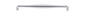 Iver Sarlat Cabinet Pull Centre to Centre 128mm,160mm,256mm, 320mm,450mm Polished Chrome- With Backplate & No Backplate