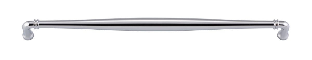 Iver Sarlat Cabinet Pull Centre to Centre 128mm,160mm,256mm, 320mm,450mm Polished Chrome- With Backplate & No Backplate