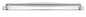 Iver Sarlat Cabinet Pull Centre to Centre 128mm,160mm,256mm, 320mm,450mm Polished Chrome- With Backplate & No Backplate