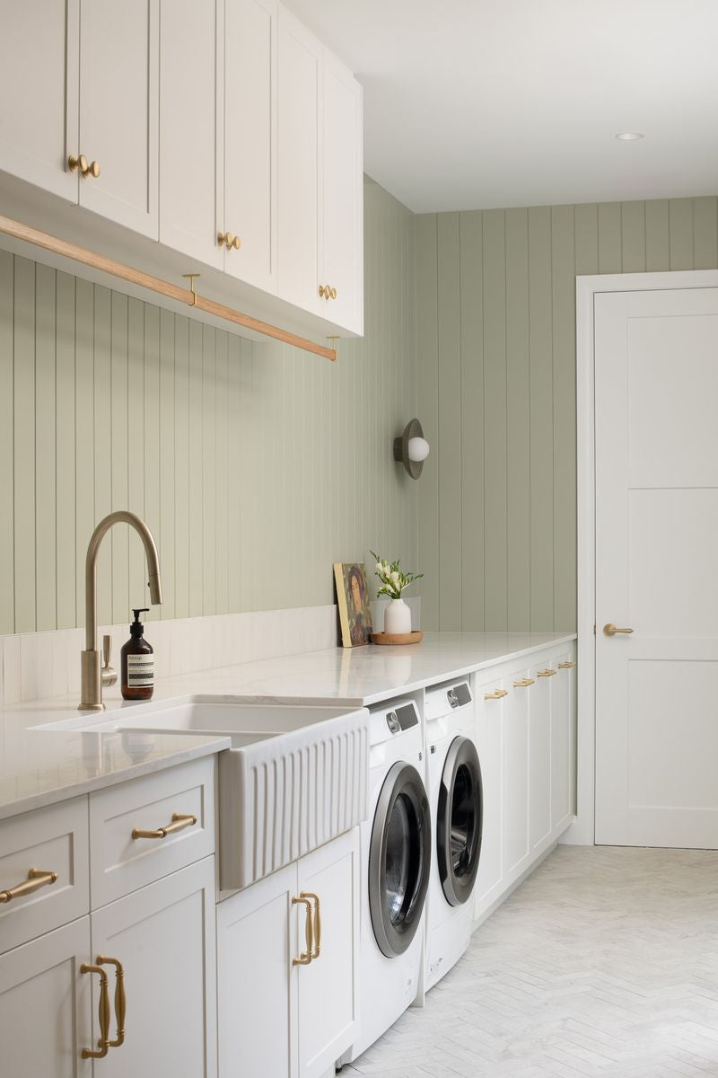 Iver Sarlat Cabinet Pull Centre to Centre 128mm,160mm, 256mm,320mm,450mm Brushed Brass - With Backplate & No Backplate