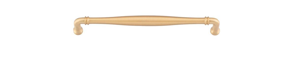 Iver Sarlat Cabinet Pull Centre to Centre 128mm,160mm, 256mm,320mm,450mm Brushed Brass - With Backplate & No Backplate