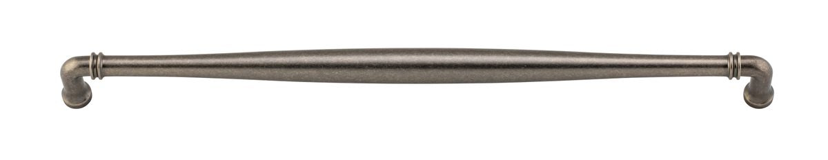 Iver Sarlat Cabinet Pull Centre to Centre 128mm,160mm,256mm, 320mm,450mm Distressed Nickel- With Backplate & No Backplate