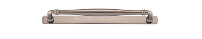 Iver Sarlat Cabinet Pull Centre to Centre 128mm,160mm,256mm, 320mm,450mm Distressed Nickel- With Backplate & No Backplate