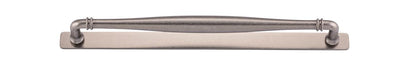 Iver Sarlat Cabinet Pull Centre to Centre 128mm,160mm,256mm, 320mm,450mm Distressed Nickel- With Backplate & No Backplate