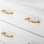 Iver Sarlat Cabinet Pull Centre to Centre 128mm,160mm,256mm, 320mm,450mm Satin Nickel - With Backplate & No Backplate