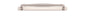 Iver Sarlat Cabinet Pull Centre to Centre 128mm,160mm,256mm, 320mm,450mm Satin Nickel - With Backplate & No Backplate
