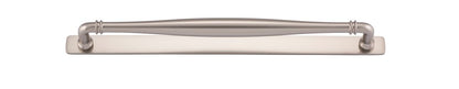 Iver Sarlat Cabinet Pull Centre to Centre 128mm,160mm,256mm, 320mm,450mm Satin Nickel - With Backplate & No Backplate