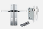 Iver Annecy Door Lever 12208 Rectangular Backplate Brushed Chrome - Passage ,Privacy & Entrance