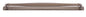 Iver Sarlat Cabinet Pull Centre to Centre 128mm,160mm,256mm, 320mm,450mm Signature Brass - With Backplate & No Backplate