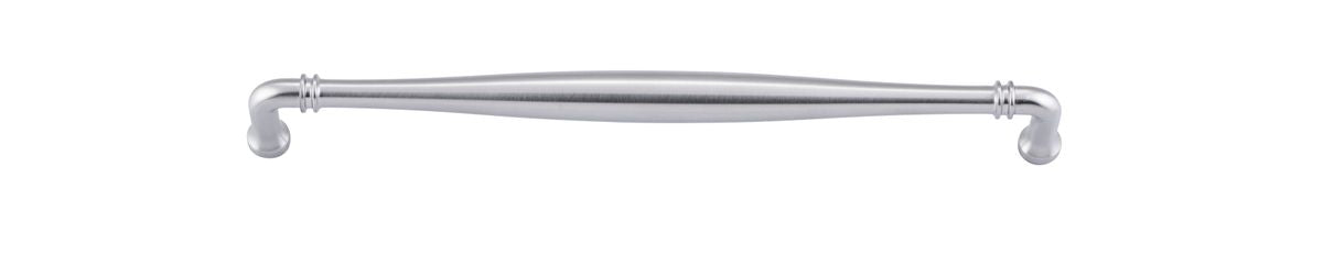 Iver Sarlat Cabinet Pull Centre to Centre 128mm,160mm, 256mm,320mm,450mm Brushed Chrome- With Backplate & No Backplate