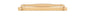 Iver Sarlat Cabinet Pull Centre to Centre 128mm,160mm, 256mm,320mm,450mm Brushed Brass - With Backplate & No Backplate