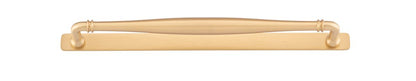 Iver Sarlat Cabinet Pull Centre to Centre 128mm,160mm, 256mm,320mm,450mm Brushed Brass - With Backplate & No Backplate
