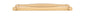 Iver Sarlat Cabinet Pull Centre to Centre 128mm,160mm, 256mm,320mm,450mm Brushed Brass - With Backplate & No Backplate