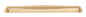 Iver Sarlat Cabinet Pull Centre to Centre 128mm,160mm, 256mm,320mm,450mm Brushed Brass - With Backplate & No Backplate