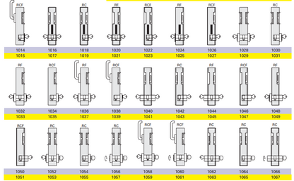 Cavity Slider For Doors Cavilock CL100 Louise Latch Both Sides & Key/Turn Reversible Cylinder -Polished Brass & Satin Chrome