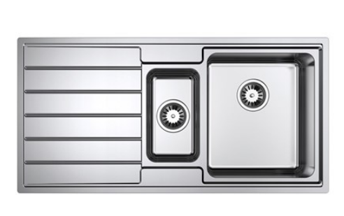 BURNS & FERALL LINEA R25 LEFT HAND / RIGHT HAND - SINGLE WITH  DRAINER & DOUBLE BOWL WITH  DRAINER & 1/4 WITH  DRAINER - STAINLESS STEEL