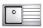 BURNS & FERALL LINEA R25 LEFT HAND / RIGHT HAND - SINGLE WITH  DRAINER & DOUBLE BOWL WITH  DRAINER & 1/4 WITH  DRAINER - STAINLESS STEEL