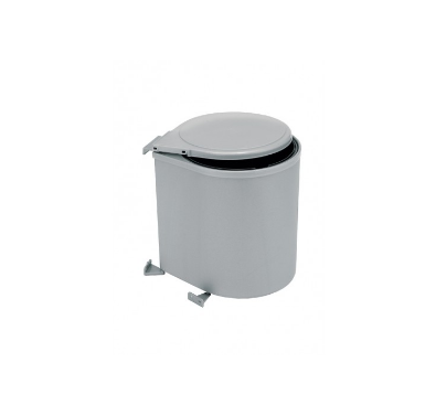 Sige Italian European Cabinet Width 400mm ,10Litre Concealed Waste Bin - Grey