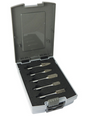 Trucut Heavy Duty TUFF 5 Piece Carbide Burr Set Aluminium Cut 1/4" Shank & 6mm shank
