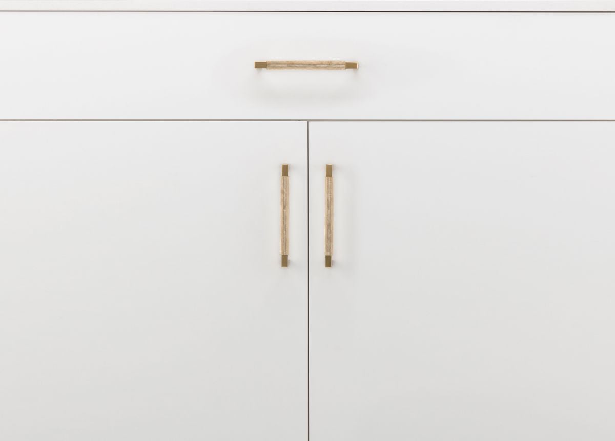 Iver Brunswick Cabinet Pull Centre to Centre 160mm,256mm,320mm, 450mm Brushed Gold PVD - With Backplate & No Backplate