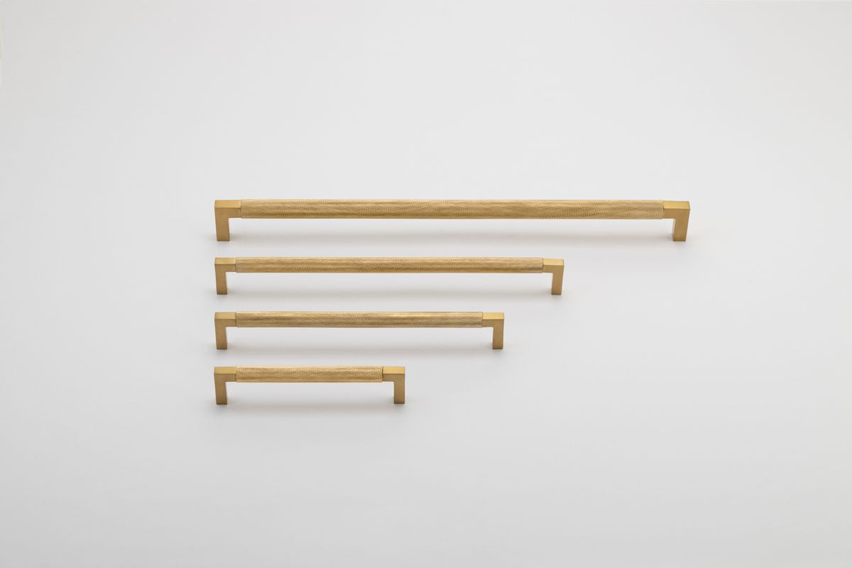 Iver Brunswick Cabinet Pull Centre to Centre 160mm,256mm,320mm, 450mm Brushed Gold PVD - With Backplate & No Backplate