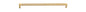 Iver Brunswick Cabinet Pull Centre to Centre 160mm,256mm,320mm, 450mm Brushed Gold PVD - With Backplate & No Backplate