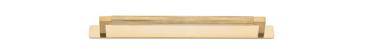 Iver Brunswick Cabinet Pull Centre to Centre 160mm,256mm,320mm, 450mm Brushed Gold PVD - With Backplate & No Backplate