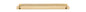 Iver Brunswick Cabinet Pull Centre to Centre 160mm,256mm,320mm, 450mm Brushed Gold PVD - With Backplate & No Backplate