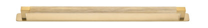 Iver Brunswick Cabinet Pull Centre to Centre 160mm,256mm,320mm, 450mm Brushed Gold PVD - With Backplate & No Backplate