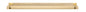 Iver Brunswick Cabinet Pull Centre to Centre 160mm,256mm,320mm, 450mm Brushed Gold PVD - With Backplate & No Backplate