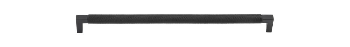 Iver Brunswick Cabinet Pull Centre to Centre 160mm,256mm,320mm, 450mm Matt Black - With Backplate & No Backplate
