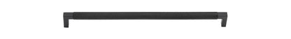 Iver Brunswick Cabinet Pull Centre to Centre 160mm,256mm,320mm, 450mm Matt Black - With Backplate & No Backplate