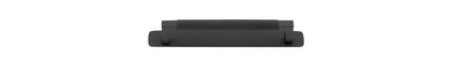 Iver Brunswick Cabinet Pull Centre to Centre 160mm,256mm,320mm, 450mm Matt Black - With Backplate & No Backplate