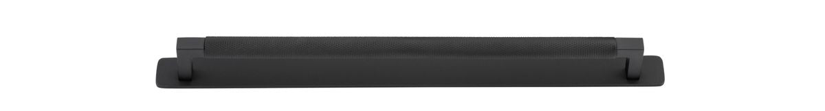 Iver Brunswick Cabinet Pull Centre to Centre 160mm,256mm,320mm, 450mm Matt Black - With Backplate & No Backplate