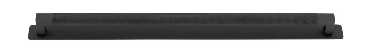 Iver Brunswick Cabinet Pull Centre to Centre 160mm,256mm,320mm, 450mm Matt Black - With Backplate & No Backplate
