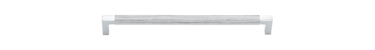 Iver Brunswick Cabinet Pull Centre to Centre 160mm,256mm,320mm, 450mm Polished Chrome - With Backplate & No Backplate