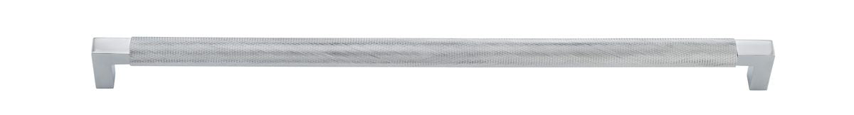 Iver Brunswick Cabinet Pull Centre to Centre 160mm,256mm,320mm, 450mm Polished Chrome - With Backplate & No Backplate