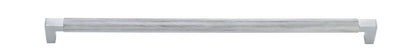 Iver Brunswick Cabinet Pull Centre to Centre 160mm,256mm,320mm, 450mm Polished Chrome - With Backplate & No Backplate