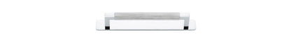 Iver Brunswick Cabinet Pull Centre to Centre 160mm,256mm,320mm, 450mm Polished Chrome - With Backplate & No Backplate