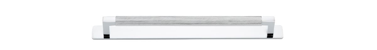 Iver Brunswick Cabinet Pull Centre to Centre 160mm,256mm,320mm, 450mm Polished Chrome - With Backplate & No Backplate