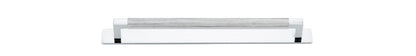 Iver Brunswick Cabinet Pull Centre to Centre 160mm,256mm,320mm, 450mm Polished Chrome - With Backplate & No Backplate